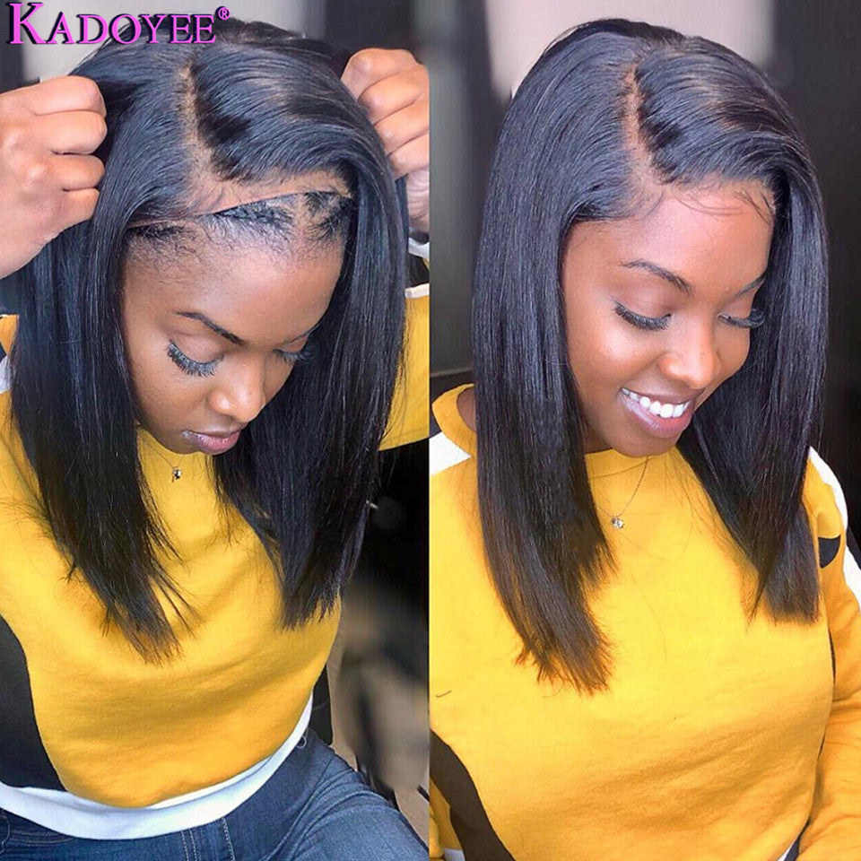 Female Human Hair Wigs, Front Lace Real Wigs