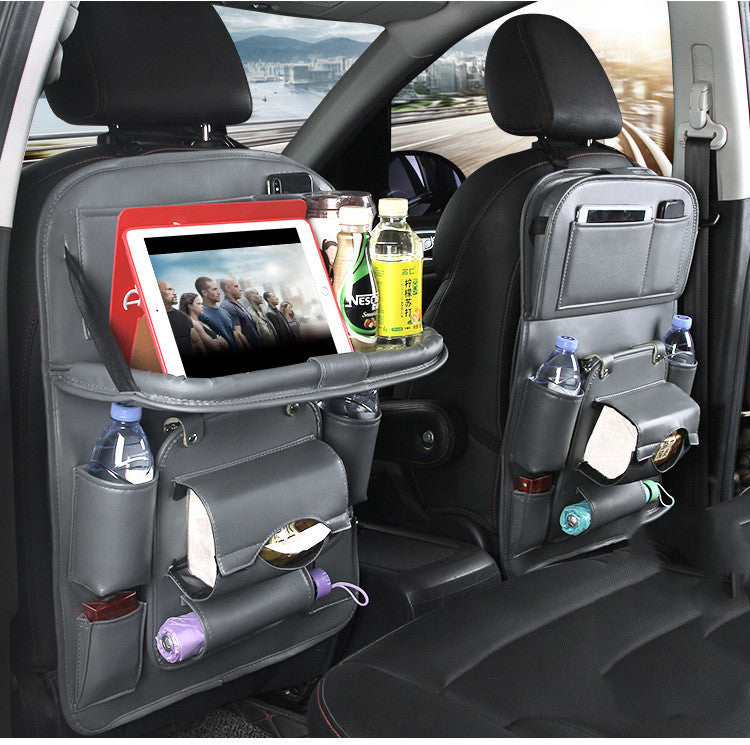 PU Leather Car Storage Bag Multifunction Seat