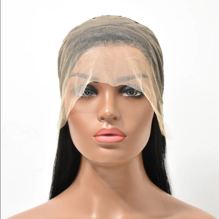 Lace Wigs Smooth Natural Human Hair Straight Clear