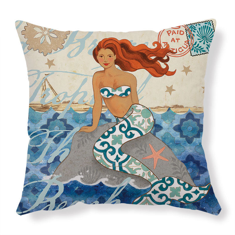 Printed Throw Pillow Cases For Home Decor Sofa Chair Seat