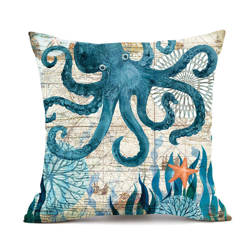 Printed Throw Pillow Cases For Home Decor Sofa Chair Seat