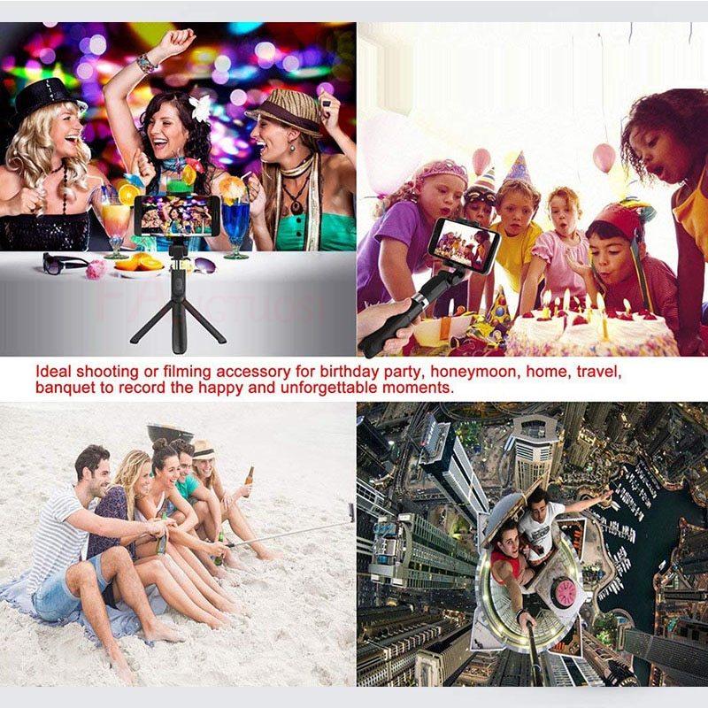 Compatible with Apple, Tripod Selfie Stick Mobile