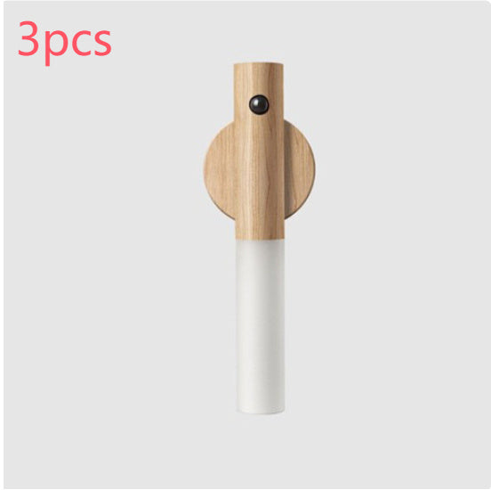 Wood Wireless Night Light Corridors Porch Lights