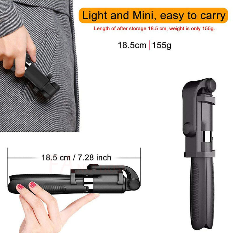 Compatible with Apple, Tripod Selfie Stick Mobile