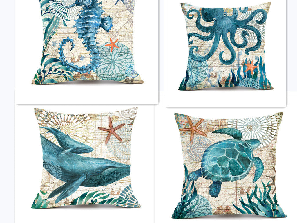 Printed Throw Pillow Cases For Home Decor Sofa Chair Seat