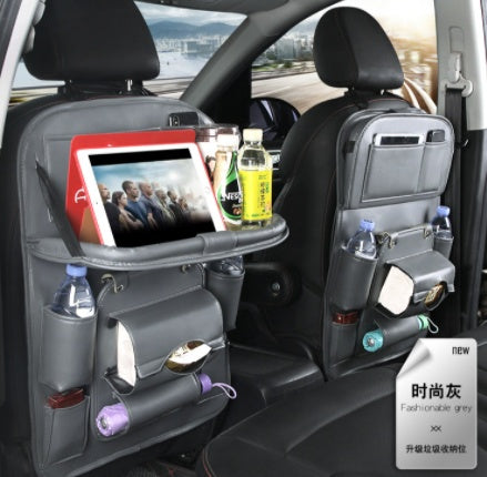 PU Leather Car Storage Bag Multifunction Seat