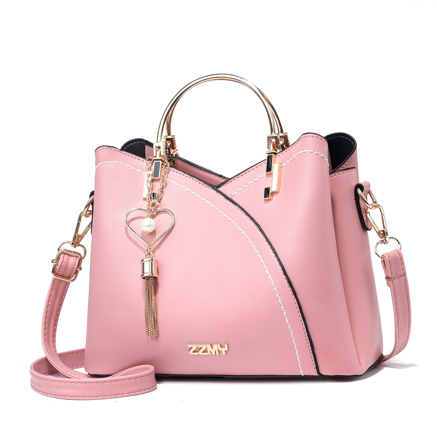 Trendy Handbag Korean Style Color Block Large Capacity Women's Bag Fashion Shoulder Crossbody Bag Wholesale Cross-border Bucket Bag