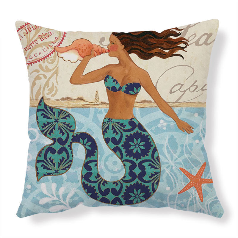 Printed Throw Pillow Cases For Home Decor Sofa Chair Seat