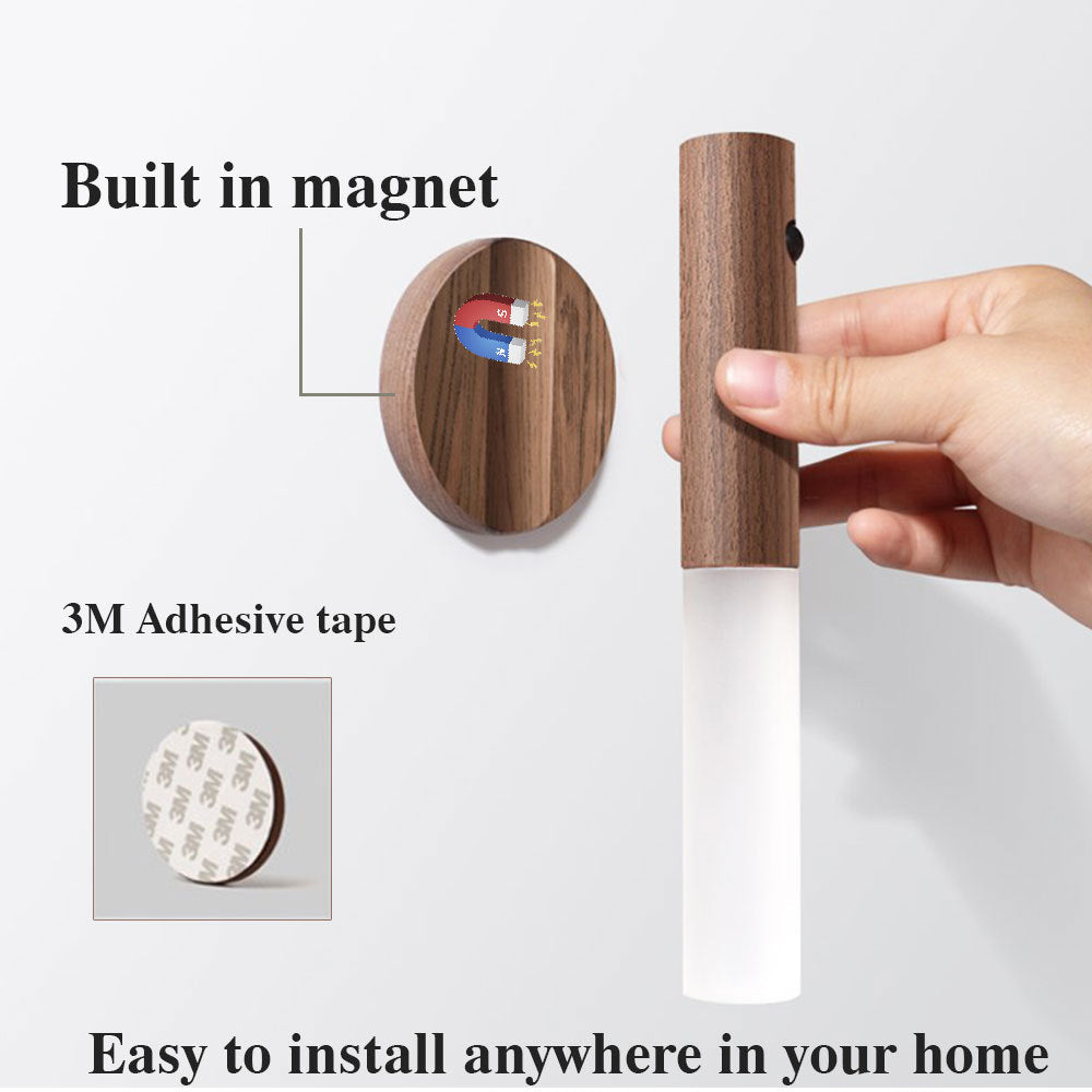 Wood Wireless Night Light Corridors Porch Lights