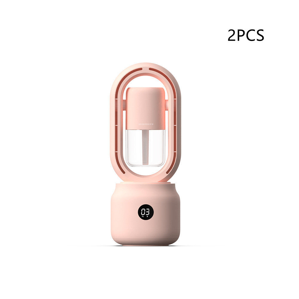 Summer Water Cooled Spray Mist Electric Fan USB Rechargeable