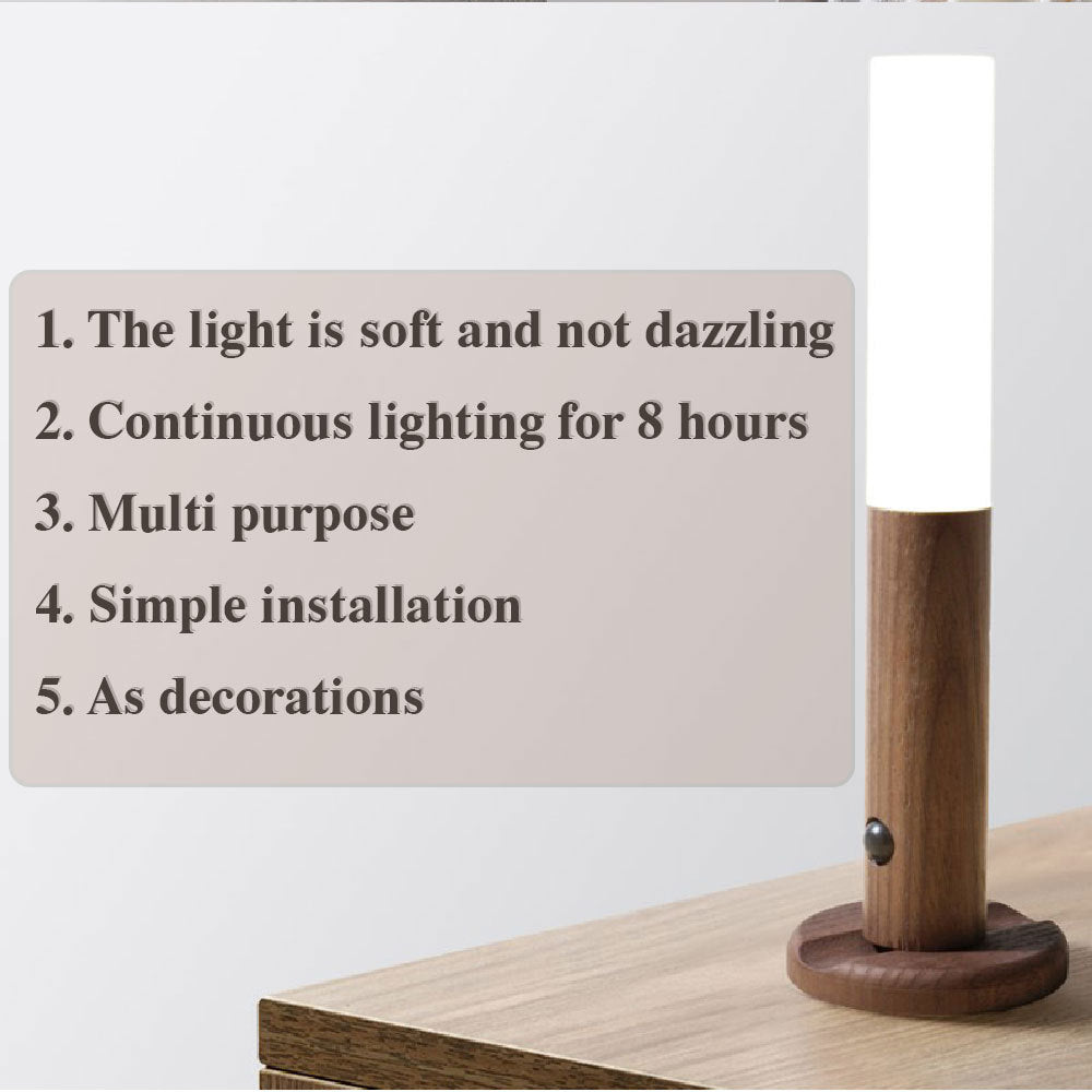 Wood Wireless Night Light Corridors Porch Lights
