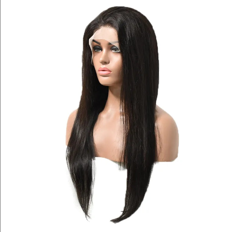 Lace Wigs Smooth Natural Human Hair Straight Clear