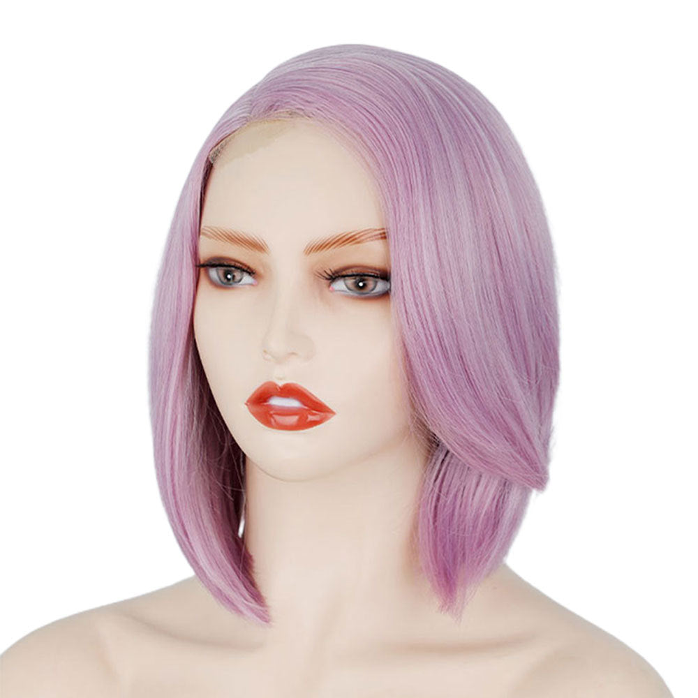 Ladies Wig Short Curly Hair Small Lace Hair Cover