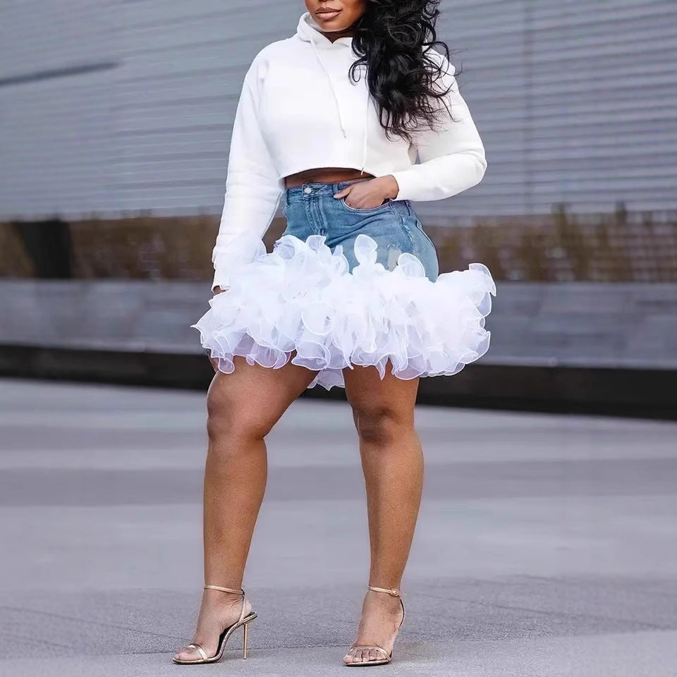 Plus Size Women's European And American Short Skirt