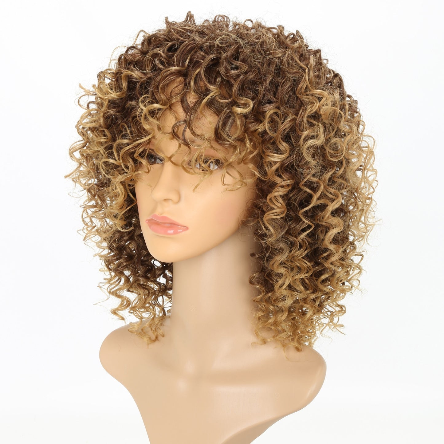 Wig Front Lace Foreign Trade Long Curly Hair Headband
