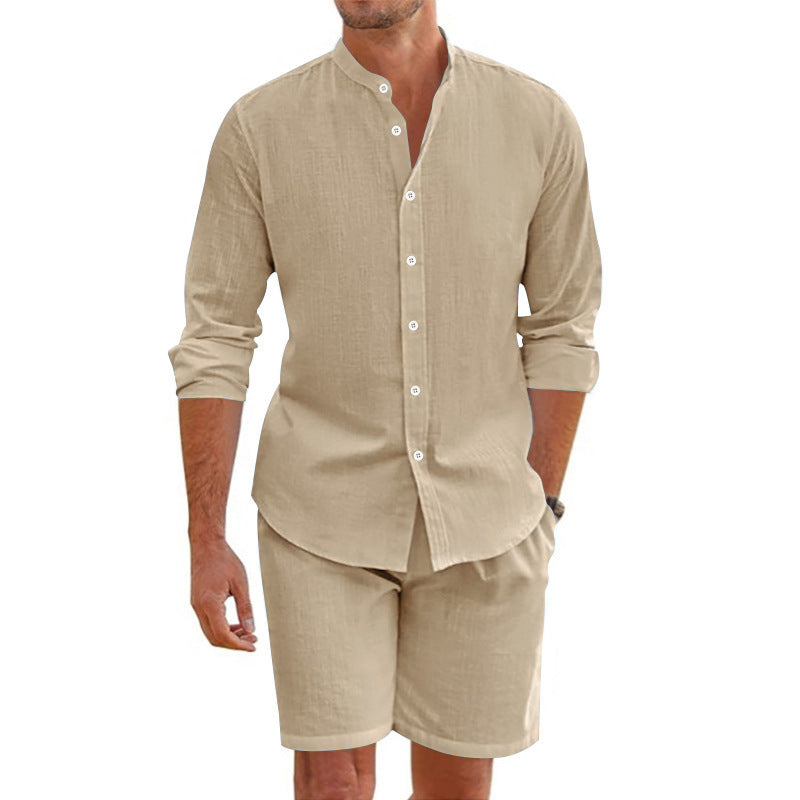 Summer Short Shirt Suit Fashion Shorts Beach Clothing For Men