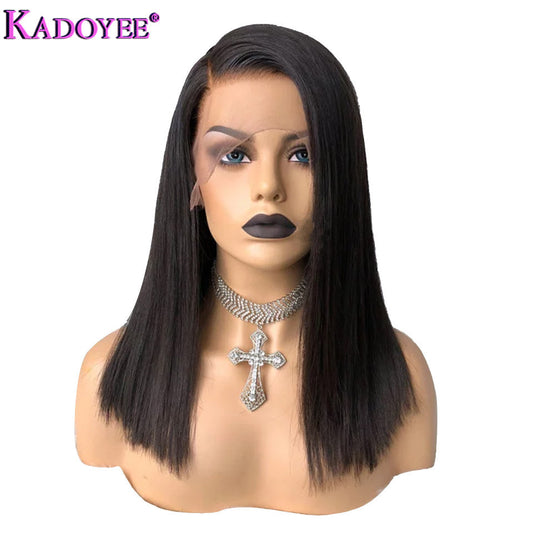 Female Human Hair Wigs, Front Lace Real Wigs