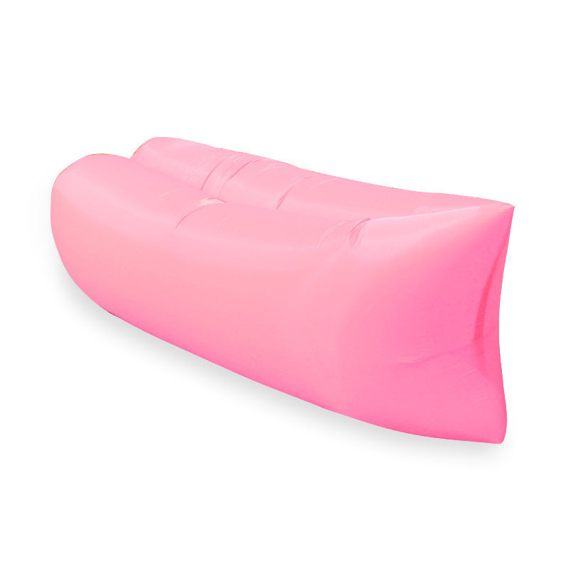 Outdoor lazy inflatable sofa Portable beach air sofa Foldable inflatable camping sofa bed One-person sleeping bag