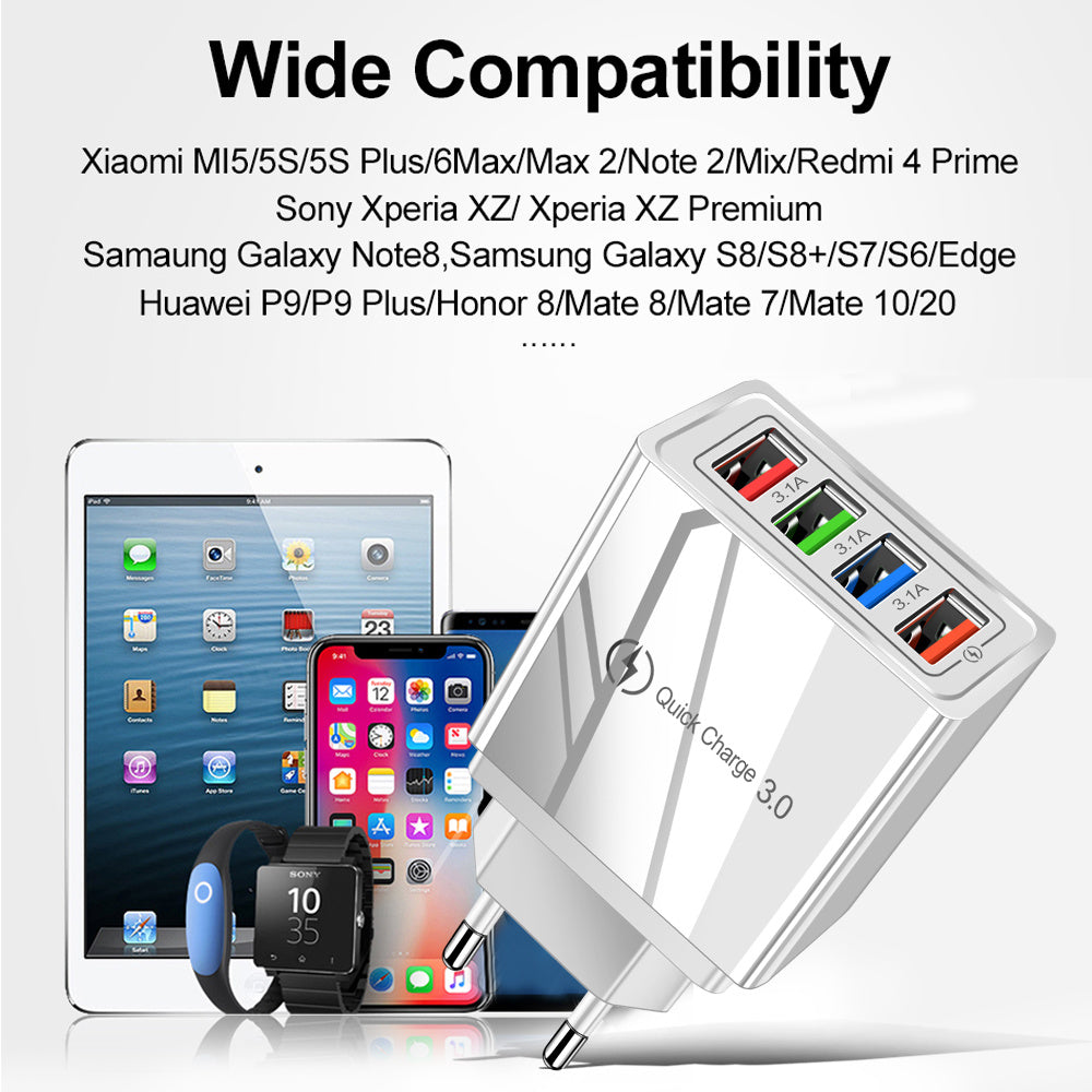 Phone Adapter For Tablet Portable Wall Mobile Charger Fast Charger