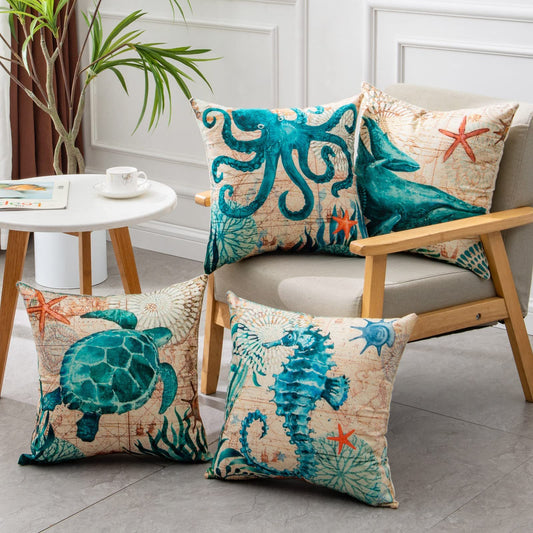 Printed Throw Pillow Cases For Home Decor Sofa Chair Seat