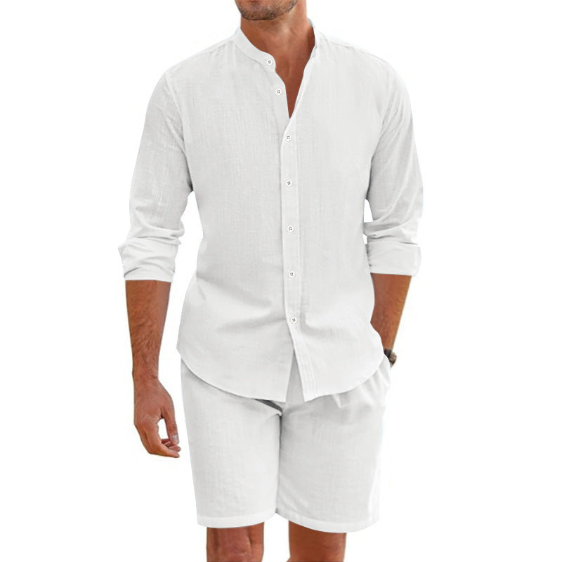 Summer Short Shirt Suit Fashion Shorts Beach Clothing For Men